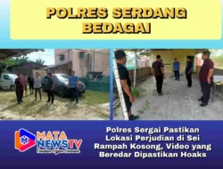 Perihal : HOAX!, Polres Sergai Tindak Lanjuti Dumas Lokasi Judi Ternyata Kosong