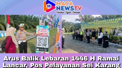 Arus Balik Lebaran 1446 H Ramai Lancar, Pos Pelayanan Sei Karang Siaga 24 Jam Layani Pemudik