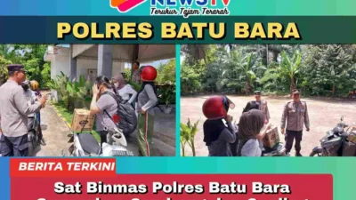 Sat Binmas Polres Batu Bara Gencarkan Sambang dan Cooling System untuk Jaga Kamtibmas