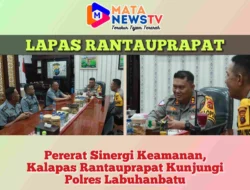 Pererat Sinergi Keamanan, Kalapas Rantauprapat Kunjungi Polres Labuhanbatu