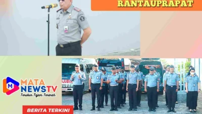 Lapas Rantauprapat Gelar Apel Pagi Perdana Usai Libur Idul Fitri 1446 H, Kalapas Sampaikan Apresiasi dan Pesan Motivasi