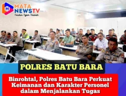 Binrohtal, Polres Batu Bara Perkuat Keimanan dan Karakter Personel dalam Menjalankan Tugas