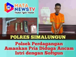 Polsek Perdagangan Amankan Pria Diduga Ancam Istri dengan Softgun