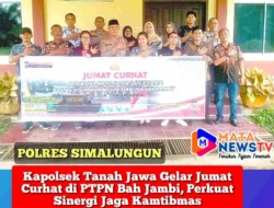 Kapolsek Tanah Jawa Gelar Jumat Curhat di PTPN Bah Jambi, Perkuat Sinergi Jaga Kamtibmas