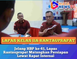 Jelang HBP ke-61, Lapas Rantauprapat Matangkan Persiapan Lewat Rapat Internal