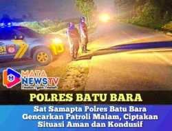 Sat Samapta Polres Batu Bara Gencarkan Patroli Malam, Ciptakan Situasi Aman dan Kondusif