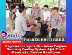 Kapolsek Indrapura Gencarkan Program Sambang Cooling System, Ajak Tokoh Masyarakat Perkuat Kamtibmas