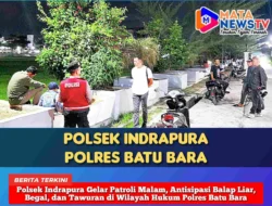 Polsek Indrapura Gelar Patroli Malam, Antisipasi Balap Liar, Begal, dan Tawuran di Wilayah Hukum Polres Batu Bara,