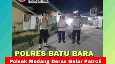 Polres Batu Bara Gelar Patroli Blue Light, Ciptakan Rasa Aman di Jalinsum