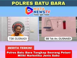 Polres Batu Bara Tangkap Seorang Petani Miliki Narkotika Jenis Sabu