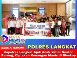 Kapolres Langkat Ajak Anak Yatim Nonton Bareng, Ciptakan Kenangan Manis di Bioskop