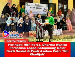 Peringati HBP ke-61, Dharma Wanita Persatuan Lapas Kotapinang Gelar Bakti Sosial di Panti Asuhan Putri “Siti Khadijah”