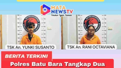 Polres Batu Bara Tangkap Dua Pengedar Ekstasi di Desa Durian, 30 Butir Barang Bukti Diamankan