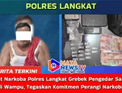 Sat Narkoba Polres Langkat Grebek Pengedar Sabu di Wampu, Tegaskan Komitmen Perangi Narkoba