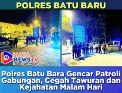 Patroli Gabungan di Batu Bara Antisipasi Tawuran dan Geng Motor, Situasi Kondusif