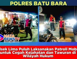 Polsek Lima Puluh Laksanakan Patroli Mobile untuk Cegah Kejahatan dan Tawuran di Wilayah Hukum