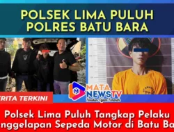 Polsek Lima Puluh Tangkap Pelaku Penggelapan Sepeda Motor di Batu Bara