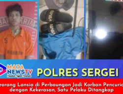Seorang Lansia di Perbaungan Jadi Korban Pencurian dengan Kekerasan, Satu Pelaku Ditangkap