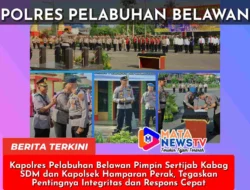 Kapolres Pelabuhan Belawan Pimpin Sertijab Kabag SDM dan Kapolsek Hamparan Perak, Tegaskan Pentingnya Integritas dan Respons Cepat