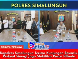 Kapolres Simalungun Terima Kunjungan Bawaslu, Perkuat Sinergi Jaga Stabilitas Pasca Pilkada