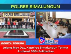 Jelang May Day, Kapolres Simalungun Terima Audiensi SBSI-Solidaritas