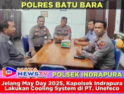 Jelang May Day 2025, Kapolsek Indrapura Lakukan Cooling System di PT. Unefeco