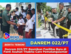 Danrem 022/PT Resmikan Fasilitas Baru di Panti Asuhan Thabita Care Pematangsiantar