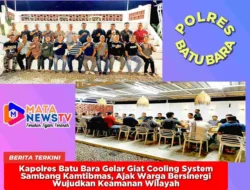 Kapolres Batu Bara Gelar Giat Cooling System Sambang Kamtibmas, Ajak Warga Bersinergi Wujudkan Keamanan Wilayah