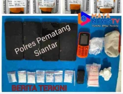 Satresnarkoba Polres Pematangsiantar Ungkap Jaringan Sabu Antar Kabupaten, 4 (Empat) Tersangka Dibekuk