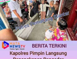 Kapolres Pematangsiantar Pimpin Langsung Penangkapan Pengedar Sabu di Jalan Nagur