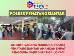 Gerebek Sarang Narkoba, Polres Pematangsiantar Amankan Empat Pengguna Sabu dari Tiga Lokasi,