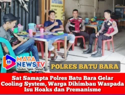 Sat Samapta Polres Batu Bara Gelar Cooling System, Warga Dihimbau Waspada Isu Hoaks dan Premanisme