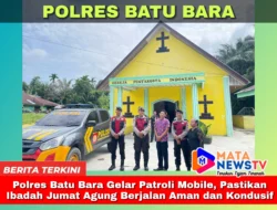 Polres Batu Bara Gelar Patroli Mobile, Pastikan Ibadah Jumat Agung Berjalan Aman dan Kondusif