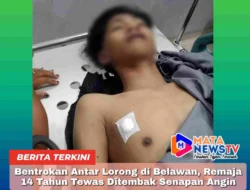 Bentrokan Antar Lorong di Belawan, Remaja 14 Tahun Tewas Ditembak Senapan Angin