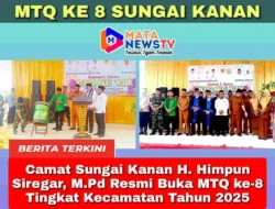 Camat Sungai Kanan H. Himpun Siregar, M.Pd Resmi Buka MTQ ke-8 Tingkat Kecamatan Tahun 2025