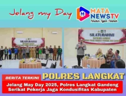 Jelang May Day 2025, Polres Langkat Gandeng Serikat Pekerja Jaga Kondusifitas Kabupaten