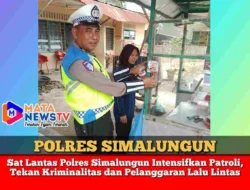 Sat Lantas Polres Simalungun Intensifkan Patroli, Tekan Kriminalitas dan Pelanggaran Lalu Lintas