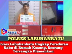 Polres Labuhanbatu Ungkap Peredaran Sabu di Rumah Kosong, Seorang Tersangka Diamankan