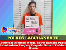 Bermodal Informasi Warga, Satres Narkoba Polres Labuhanbatu Tangkap Pengedar Sabu di Parkiran Wisma