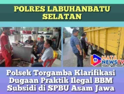 Polsek Torgamba Klarifikasi Dugaan Praktik Ilegal BBM Subsidi di SPBU Asam Jawa