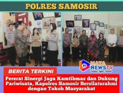 Pererat Sinergi Jaga Kamtibmas dan Dukung Pariwisata, Kapolres Samosir Bersilaturahmi dengan Tokoh Masyarakat