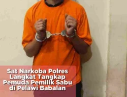 Sat Narkoba Polres Langkat Tangkap Pemuda Pemilik Sabu di Pelawi Babalan
