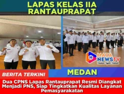 Dua CPNS Lapas Rantauprapat Resmi Diangkat Menjadi PNS, Siap Tingkatkan Kualitas Layanan Pemasyarakatan