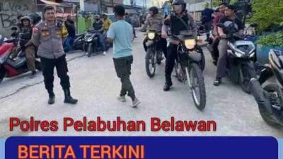 “Pos Berkawan” Resmi Didirikan..! Polres Pelabuhan Belawan Tunjukkan Taring Lawan Tawuran di Medan