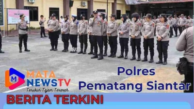 Kapolres Pematangsiantar Pimpin Latihan Ton Dalmas, Tegaskan Kesiapan Personel Hadapi Situasi Massa