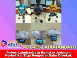 Polres Labuhanbatu Bongkar Jaringan Narkotika, Tiga Pengedar Sabu Dibekuk