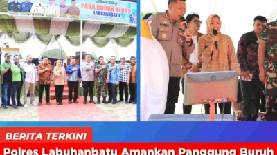 Polres Labuhanbatu Amankan Panggung Buruh Hebat, Ribuan Warga Meriahkan May Day Fiesta 2025