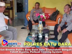 Sat Binmas Polres Batu Bara Jalin Silaturahmi dengan Tokoh Agama, Perkuat Cooling System