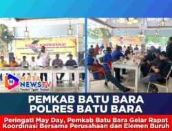 Peringati May Day, Pemkab Batu Bara Gelar Rapat Koordinasi Bersama Perusahaan dan Elemen Buruh