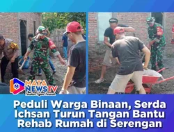 Peduli Warga Binaan, Serda Ichsan Turun Tangan Bantu Rehab Rumah di Serengan